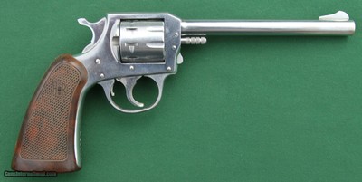 H&R 923 Second Model, .22, Single-Action/Double-Action, 9-Shot, Chrome Revolver