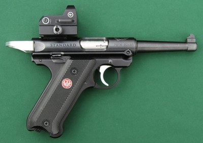 Ruger Mark IV Standard 70th Anniversary Special Edition, .22LR, Pistol with After-Market Crimson Trace Reflex (Red Dot) Sight - Image 1 of 14