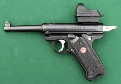 Ruger Mark IV Standard 70th Anniversary Special Edition, .22LR, Pistol with After-Market Crimson Trace Reflex (Red Dot) Sight - Image 2 of 14