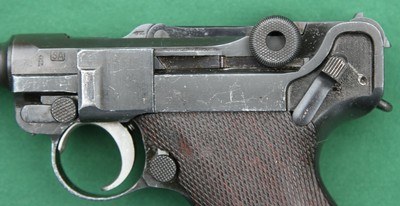 German DWM M23 Luger, 7.65mm (aka .30 Luger) Semi-Automatic Pistol (Redesigned P08 Luger) - Image 6 of 11