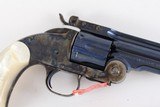 Taylor Uberti Schofield 45 Long Colt, 7 inch bbl. Charcoal Blue, Case Color, Factory Im. Pearl Grips, NIB - 5 of 7