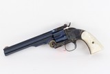 Taylor Uberti Schofield 45 Long Colt, 7 inch bbl. Charcoal Blue, Case Color, Factory Im. Pearl Grips, NIB - 1 of 7