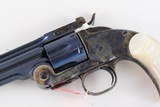 Taylor Uberti Schofield 45 Long Colt, 7 inch bbl. Charcoal Blue, Case Color, Factory Im. Pearl Grips, NIB - 6 of 7
