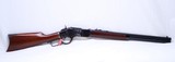 Taylor Uberti 1873 Lever, 20 inch octagon, straight grip walnut stock NIB - 1 of 8