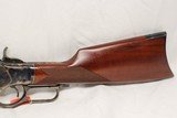 Cimarron Uberti 1873 Lever, 18 inch Octagon BBL Saddle Rifle, Straight Stock, Checkered Walnut, New in Factory Box - 7 of 9