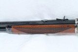 Cimarron Uberti 1873 Lever, 18 inch Octagon BBL Saddle Rifle, Straight Stock, Checkered Walnut, New in Factory Box - 9 of 9