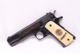 Colt 1911 World War 1 Commemorative Set of 4 1911, 45 ACP Pistols, Meuse Argonne, Belleau Wood, Chateau Thierry, 2nd Battle of the Marne, All SN 1636 - 13 of 15