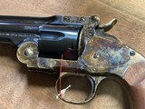 Taylor-Uberti Schofield 38 Special, Charcoal Blue, Color Case Hardened Frame, 5 inch barrel, New with Factory box and case. - 4 of 6