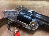 Taylor-Uberti Schofield 38 Special, Charcoal Blue, Color Case Hardened Frame, 5 inch barrel, New with Factory box and case. - 3 of 6