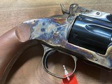 Taylor-Uberti Schofield 38 Special, Charcoal Blue, Color Case Hardened Frame, 5 inch barrel, New with Factory box and case. - 2 of 6