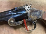 Taylor-Uberti Schofield 38 Special, Charcoal Blue, Color Case Hardened Frame, 5 inch barrel, New with Factory box and case. - 6 of 6
