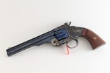 Taylor's & Co. Uberti Schofield 45 Colt, 7 inch barrel Charcoal Blue, Color Case Frame, NIB w/case - 2 of 7