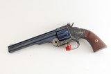 Taylor's & Co. Uberti Schofield 45 Colt, 7 inch barrel Charcoal Blue, Color Case Frame, NIB w/case - 5 of 7