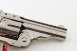 Taylor Uberti Schofield 45 Colt, 3.5 inch barrel,
Factory Nickel, Color Case Frame, Pearl Grips,
NIB w/case - 3 of 7