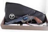 Taylor's & Co Uberti Schofield, 7 inch bbl, 38 Spl, Case Colored Frame, Charcoal Blue Barrel, New in Factory Box - 5 of 6