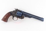 Taylor's & Co Uberti Schofield, 7 inch bbl, 38 Spl, Case Colored Frame, Charcoal Blue Barrel, New in Factory Box - 1 of 6