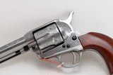 Taylor's & Co - Uberti Cattleman, 45 Colt, 5.5 inch bbl, white floral laser engraved. Gun is new in factory box. You will receive the gun pictured - 2 of 7