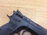 CZ 75 SP-01 Shadow 9mm, Single Action Trigger installed.Trijicon RMR conversion by CZ Custom Shop - 4 of 9