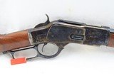 Taylor's & Co, Uberti 1873 Lever Action 357 Mag. 18 inch 1/2 oct, 1/2 round barrel, Straight Grip Walnut Stock, New in box - 6 of 8