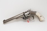 Taylor's & Co Schofield 45 Colt, 7 inch bbl, Nickel, Imitation Pearl Grips, NIB Consecutive Pair Available, No Sales Tax - 8 of 8