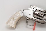 Taylor's & Co Schofield 45 Colt, 7 inch bbl, Nickel, Imitation Pearl Grips, NIB Consecutive Pair Available, No Sales Tax - 7 of 8