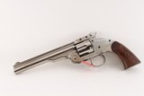 Taylor's & Co Uberti Schofield, Consecutive Pair, 45 Colt, 7 inch barrel,nickel finish, NIB, No sales tax - 2 of 6