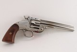 Taylor's & Co Uberti Schofield, Consecutive Pair, 45 Colt, 7 inch barrel,nickel finish, NIB, No sales tax - 4 of 6