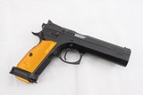 CZ 75 Tactical Sport Orange 40 S&W 5 inch, with case and 3 mags, excellent plus condition - 1 of 7