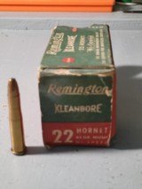 22 hornet ammo