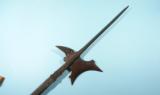 AUSTRO – STYRIAN 16TH CENTURY HALBERD WITH MAKER TOUCHMARK & ORIG. STAFF. - 1 of 5