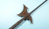 AUSTRO – STYRIAN 16TH CENTURY HALBERD WITH MAKER TOUCHMARK & ORIG. STAFF. - 3 of 5