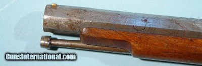 TURKISH PERCUSSION DAMASCUS .56 CALIBER SHORT RIFLECIRCA LATE 1800’S. - Image 5 of 7