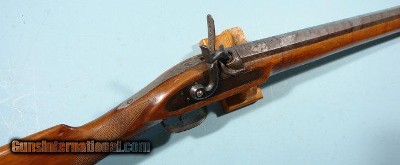 TURKISH PERCUSSION DAMASCUS .56 CALIBER SHORT RIFLECIRCA LATE 1800’S. - Image 3 of 7