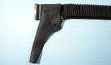 U.S MODEL 1881 SINGLE ACTION COLT AND S & W HOLSTER WITH KRAG RIFLE WOVEN U.S. CARTRIDGE BELT. - 3 of 3