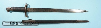 BRITISH PATTERN 1887 MK. II SWORD BAYONET
AND SCABBARD.