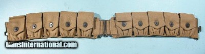 WW1 U.S. MODEL 1903/07 DISMOUNTED .30 CAL. CARTRIDGE BELT.