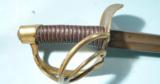 FRENCH 1ST EMPIRE AN XI/XIII HEAVY CAVALRY SABER AND SCABBARD. - 3 of 5