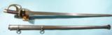 FRENCH 1ST EMPIRE AN XI/XIII HEAVY CAVALRY SABER AND SCABBARD. - 2 of 5