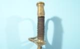 RUSSIAN PATTERN 1826 /55 INFANTRY OFFICER’S SABER AND SCABBARD. - 6 of 6