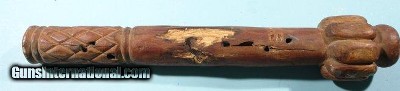 PHILIPPINE INSURRECTION NATIVE CARVED WOOD WAR CLUB (MACE) CIRCA 1890’S. 