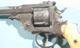 RARE BELGIAN
WARNANT’S PATENT ENGRAVED D.A. ARMY REVOLVER SERIAL #4 CIRCA 1878-80. - 3 of 7