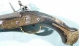 SPANISH COLONIAL ERA MIQUELET LOCK OFFICER’S
PISTOL BY CABANA CA. 1770-80’S. - 2 of 8
