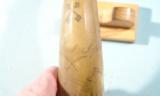 CONNECTICUT RIVER VALLEY INSCRIBED IDENTIFIED SCRIMSHAW CARVED POWDER HORN DATED 1820. - 4 of 10