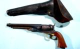 BRILLIANT IDENTIFIED COLT U.S. MODEL 1860 ARMY REVOLVER WITH HOLSTER CIRCA 1863. - 1 of 13