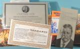 WINCHESTER MODEL 94 THEODORE ROOSEVELT COMMEMORATIVE LEVER ACTION RIFLE CIRCA 1969 NEW IN ORIGINAL BOX WITH PAPERS.
- 3 of 6