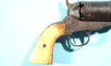 COLT BREVETE MODEL 1851 NAVY REVOLVER BY CLEMENT WITH BONE GRIPS.
- 5 of 6