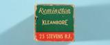 BOX REMINGTON KLEANBORE GREEN LABEL .25 STEVENS RIMFIRE CARTRIDGES. - 4 of 6