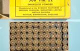 FULL BOX KYNOCH .380 MK. 2z (.38S&W) AMMUNITION FOR THE WEBLEY, ENFIELD, ALBION MILITARY REVOLVERS. - 2 of 4