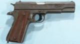 IDENTIFIED REMINGTON RAND WWII ARMY AIR CORPS 1911A1 OR 1911-A1 PISTOL WITH HOLSTER.
- 2 of 4