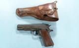 IDENTIFIED REMINGTON RAND WWII ARMY AIR CORPS 1911A1 OR 1911-A1 PISTOL WITH HOLSTER.
- 3 of 4